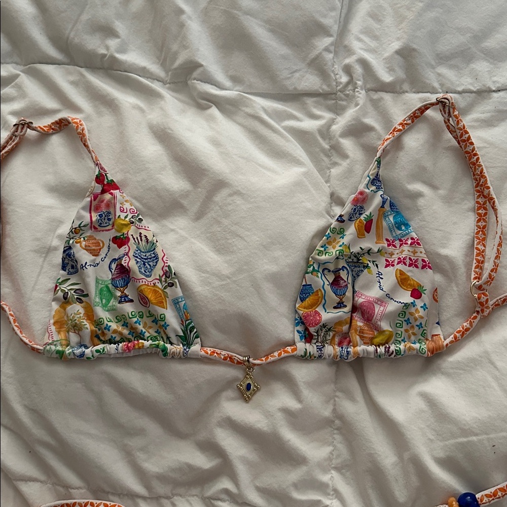 Mykonos Bikini Top in “Isola” by Bydee Bikinis